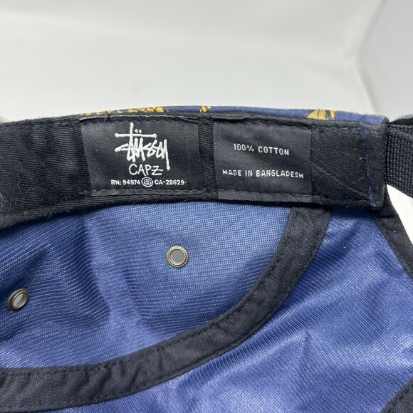 Vintage 2000s Stussy Trumpet 5 Panel Hat Instrument Camp Cap Streetwear Y2K main image 7
